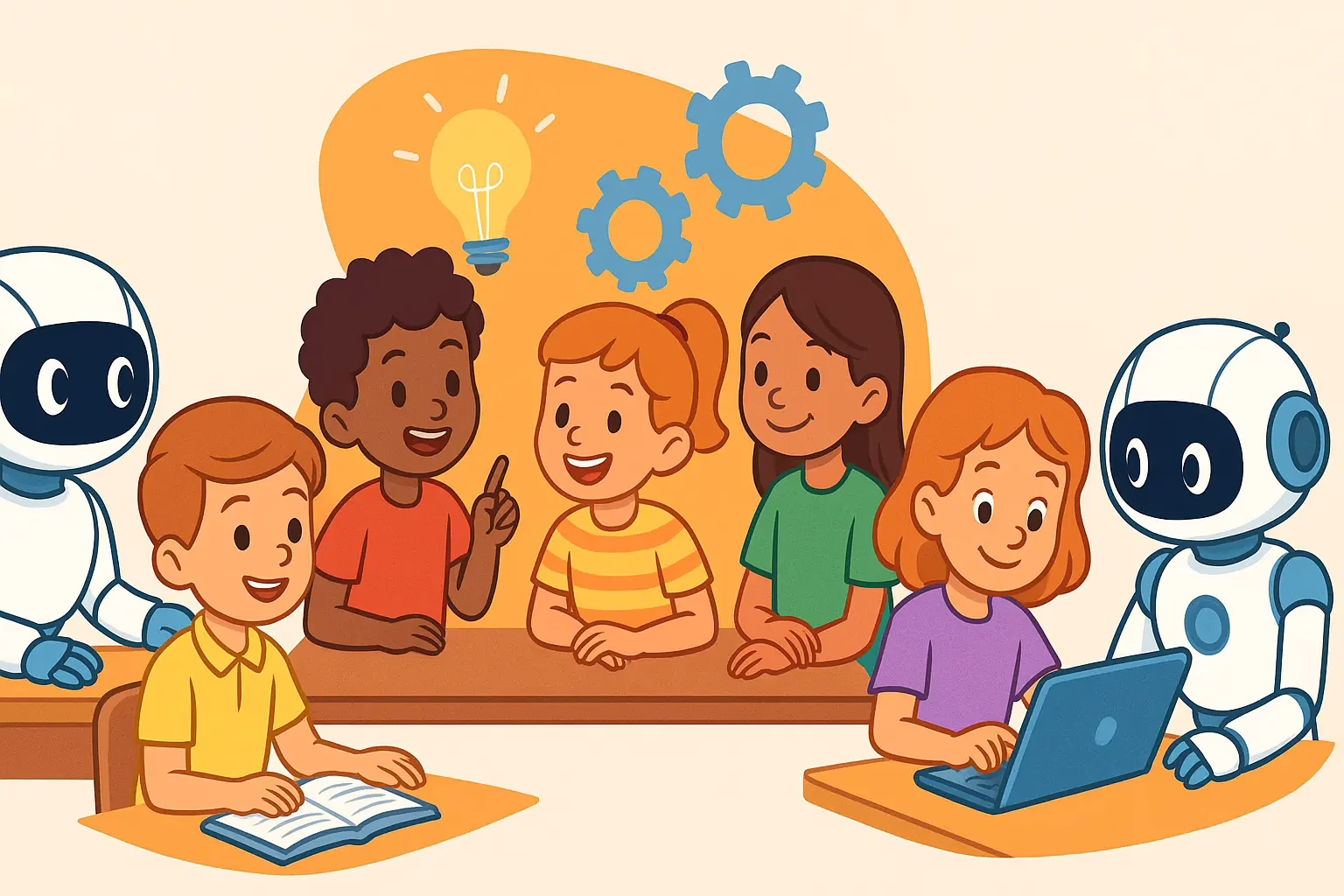 Иллюстрация: совместная работа и успехи