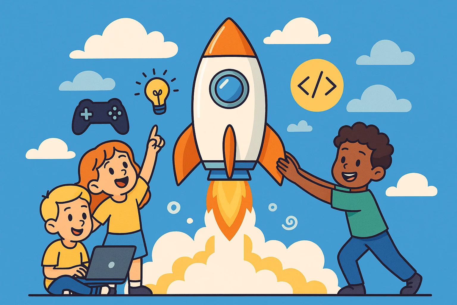 Иллюстрация: старт и рост в геймдеве